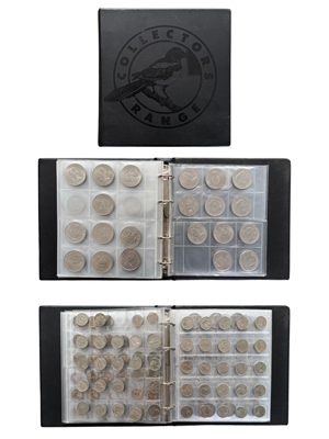 Large Album of US Silver Coins Crowns Props, Prop Hire