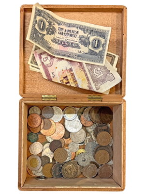 Old Coins and Banknotes Props, Prop Hire