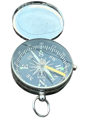 Silver Pocket Compass Props, Prop Hire