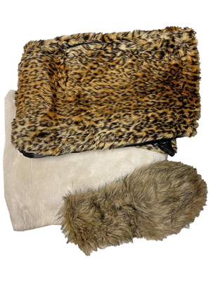 Fake Fur Collars Props, Prop Hire