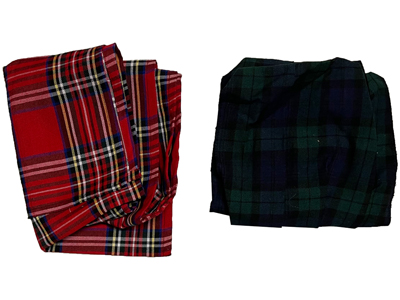 Tartan Cummerbunds Props, Prop Hire