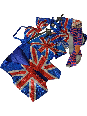 Union Jack Clothing Props, Prop Hire