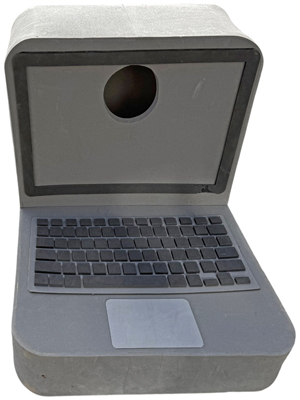 Lifesize Rigid Wearable Foam PC Computer Laptop Costumes Props, Prop Hire