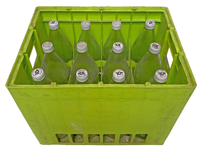 Schweppes Vintage Lemonade Bottles in Crate Props, Prop Hire