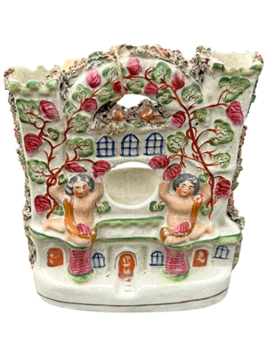 Staffordshire Flat Back Watch Holder Ornament Props, Prop Hire