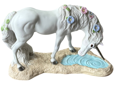 Franklin Mint Collectable Unicorn Ornaments Props, Prop Hire