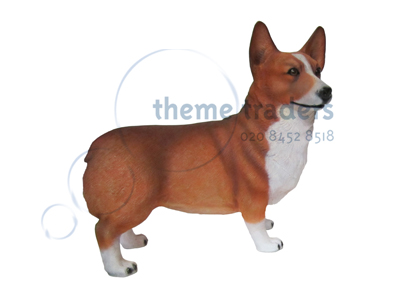 Corgi Dog Statues Props, Prop Hire