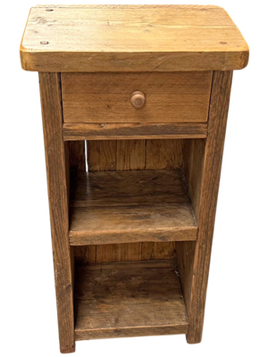 Rough Wood Side Shelves and Drawer Props, Prop Hire