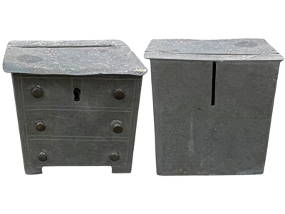 Vintage Metal Set of Drawers Secret Money Box Props, Prop Hire