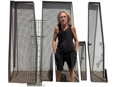 Metal Grid Fencing Architectural Sections Scenery Props, Prop Hire