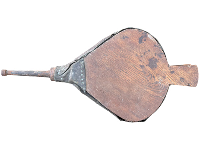Antique Wooden Fire Bellows Props, Prop Hire