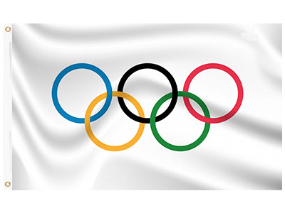 Olympic flag Props, Prop Hire