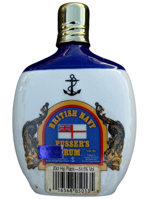 Navy Rum Pottery Hip Flask Props, Prop Hire