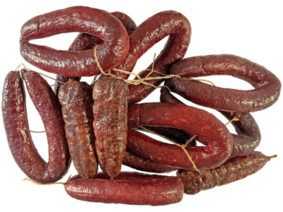 Replica Blood Sausages and Salamis Props, Prop Hire