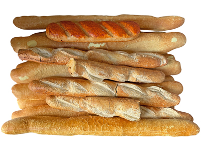 Replica Baguettes Bread Props, Prop Hire