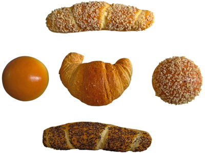 Replica Bread Rolls and Croissants Props, Prop Hire