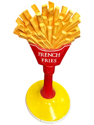 Chips Display Shop Statue Props, Prop Hire