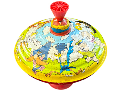 Warner Cartoons 1981 Spinning Top Props, Prop Hire