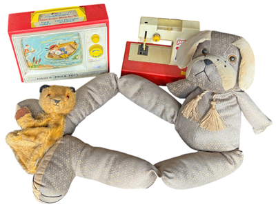 Retro Childrens FisherPrice Toys and Teddy Bears Props, Prop Hire