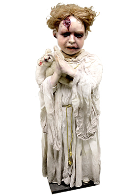 Ghost Child Haunted Statue Props, Prop Hire