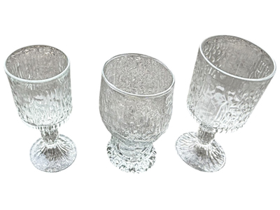 Vintage Bark Effect Ravenhead Glasses Props, Prop Hire