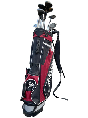 Dunlop Max Pro Golf Bag With Clubs Props, Prop Hire