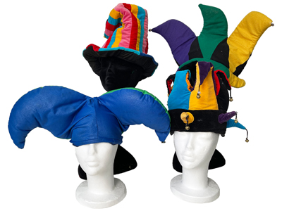 Jester Hats Props, Prop Hire