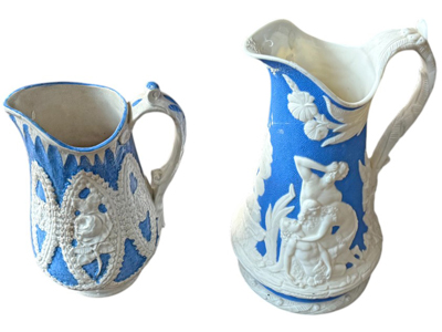 Alcock Wedgwood Jugs Props, Prop Hire