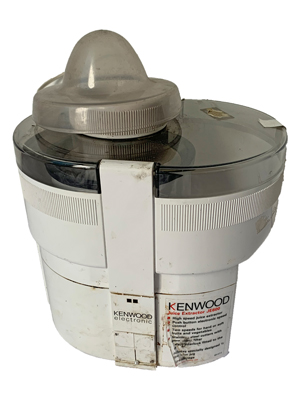 White Plastic Juicer Props, Prop Hire
