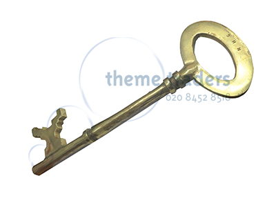 Very Large Silver Metal Key Props, Prop Hire