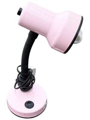 Retro Pink Side Lamp Props, Prop Hire