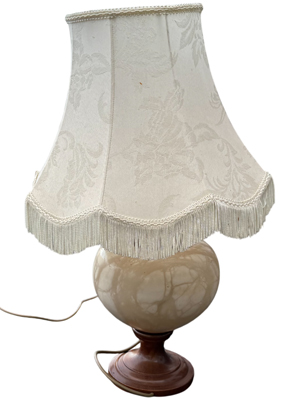 Marble Deluxe Retro Side Lamp Props, Prop Hire