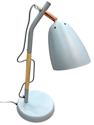 Grey Retro Desk Lamp Props, Prop Hire