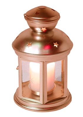 Coppper Effect Lanterns Props, Prop Hire