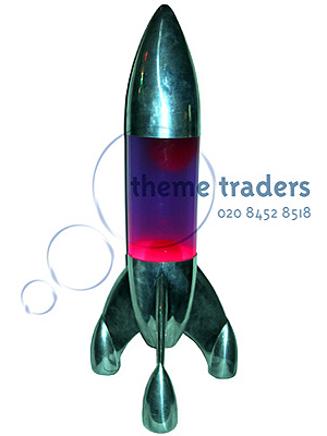 Rocket Lava Lamps Props, Prop Hire