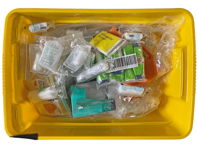 Boxes of First Aid and Hospital Dressings Props, Prop Hire