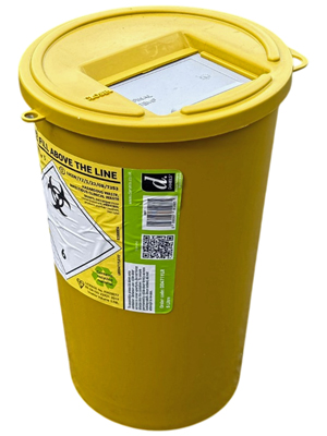 Hospital Retro Sharps Disposal Bin Props, Prop Hire
