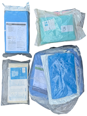 Hospital Medical Operating Sheets Procedure Kits Sheets Drapes Props, Prop Hire