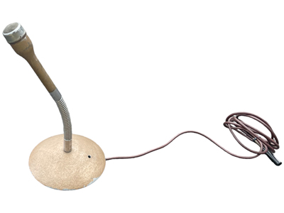 Vintage Desk Michrophone Props, Prop Hire