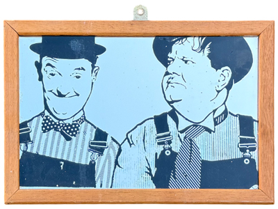 Laurel and Hardy Wall Mirror Props, Prop Hire