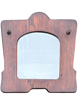 Antique Wooden Small Hall Mirror Props, Prop Hire