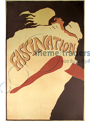Moulin Rouge Handpainted Panels Props, Prop Hire