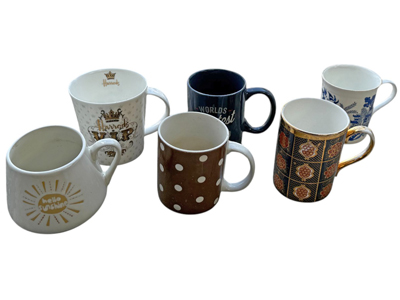 Mugs Assorted Props, Prop Hire