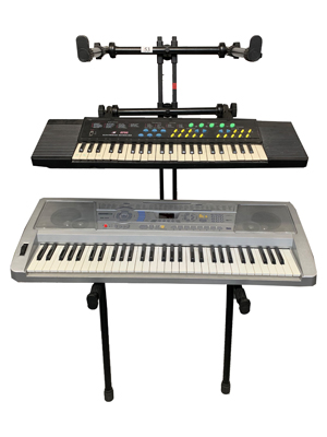 Triple Keyboard Stand Props, Prop Hire