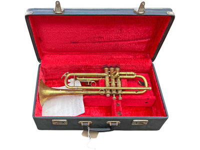 Trumpet in Case Props, Prop Hire