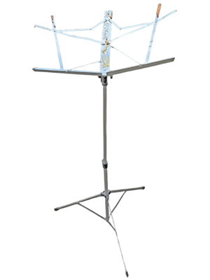 Silver Weathered Music Stand Props, Prop Hire