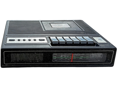 Auritone Cassette Recorder and Radio Props, Prop Hire