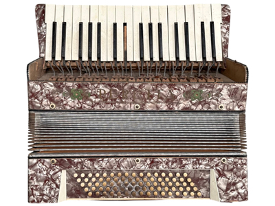 Marbled Accordion Props, Prop Hire
