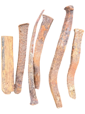 Ancient Jesus Iron Large Nails Props, Prop Hire