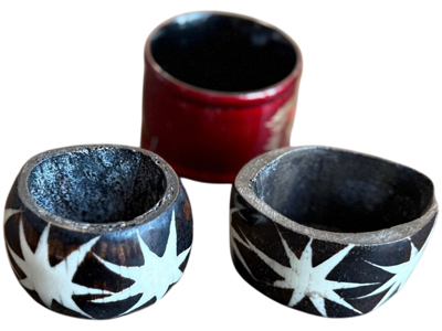 Napkin Rings Assorted Props, Prop Hire